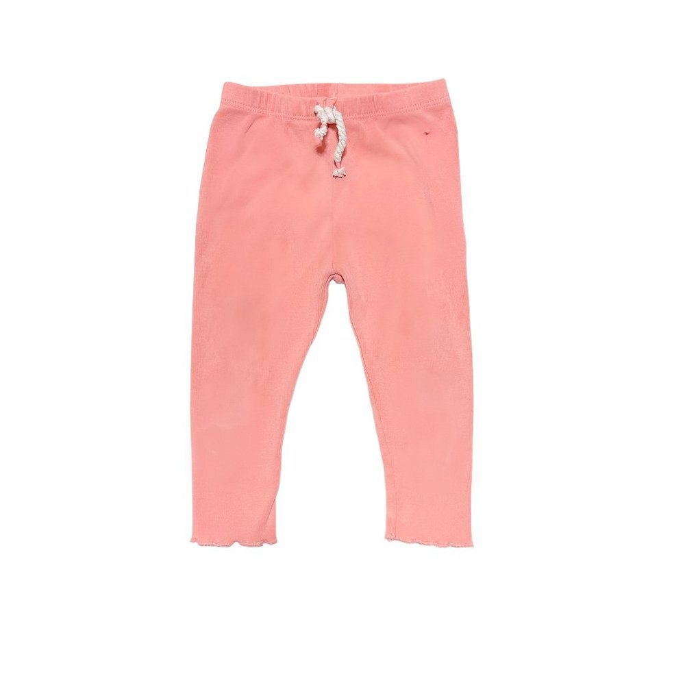 Zara Baby Plain Leggings Coral Pink